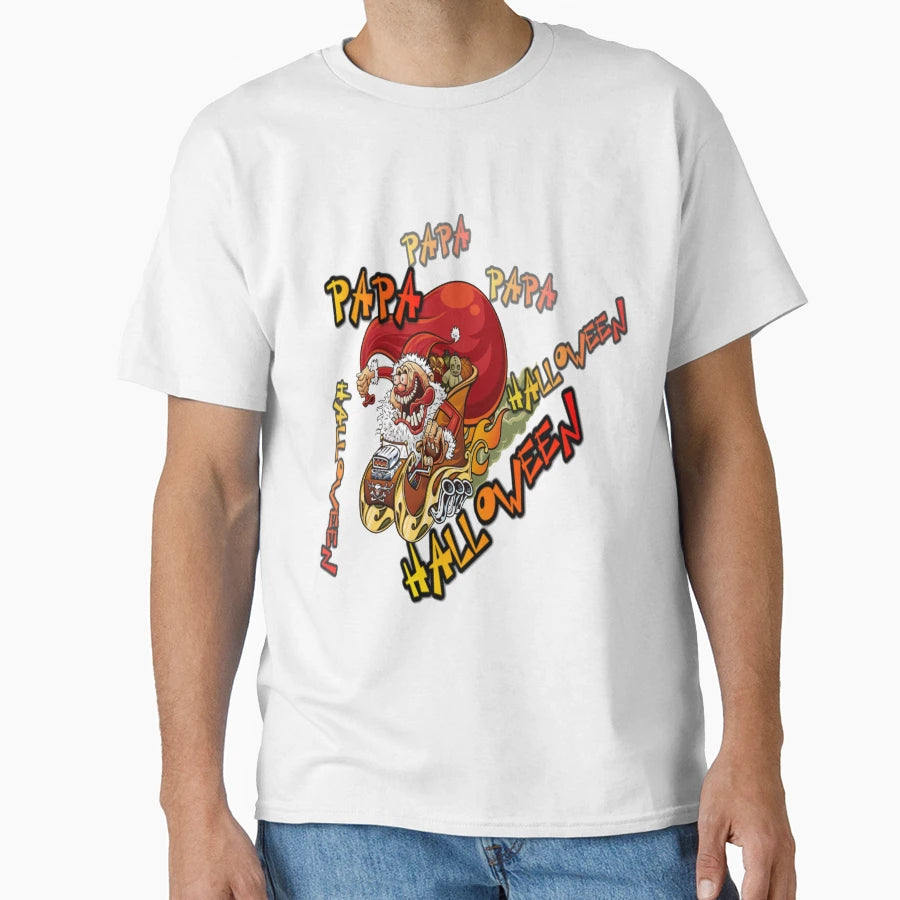 Papa Halloween T-Shirt - Fun Novelty Design for Adults - T-Shirt, Sweatshirt, Hoodie