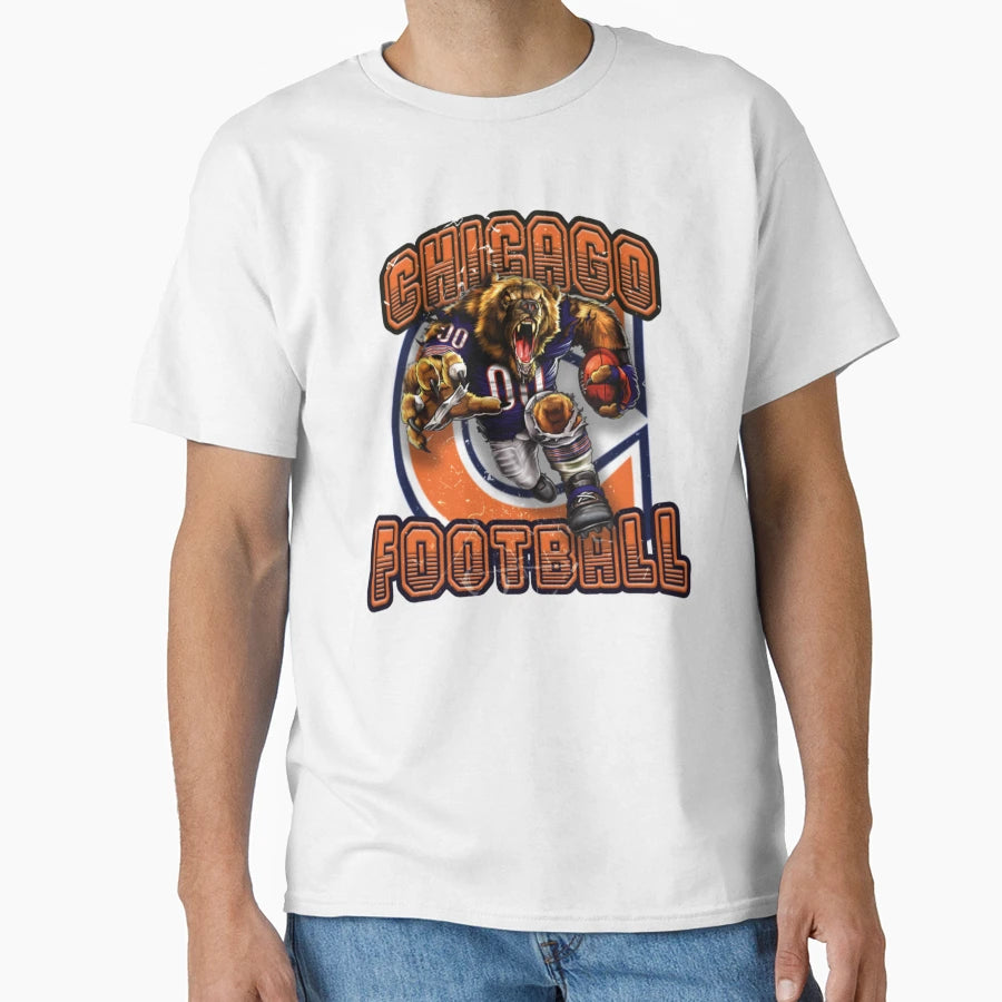 Chicago Football 5 T-Shirt - Streetwear Style Men Women - T-Shirt, Sweatshirt, Hoodie