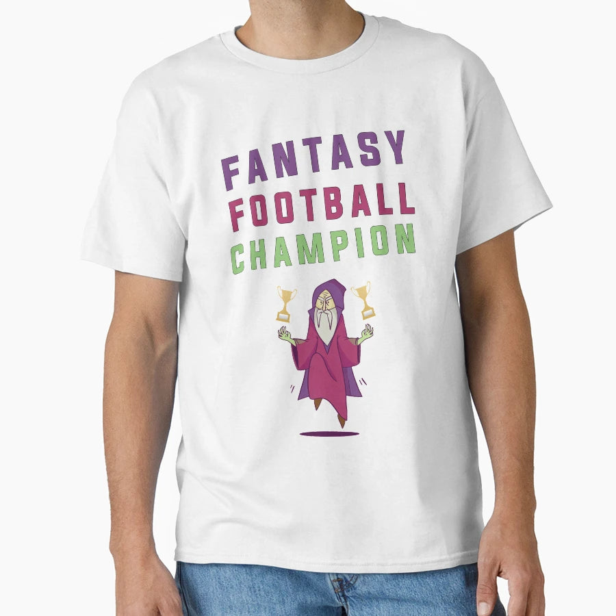 Fantasy Football Champion Funny T-Shirt - Casual Everyday Wear Men Women - T-Shirt, Sweatshirt, Hoodie