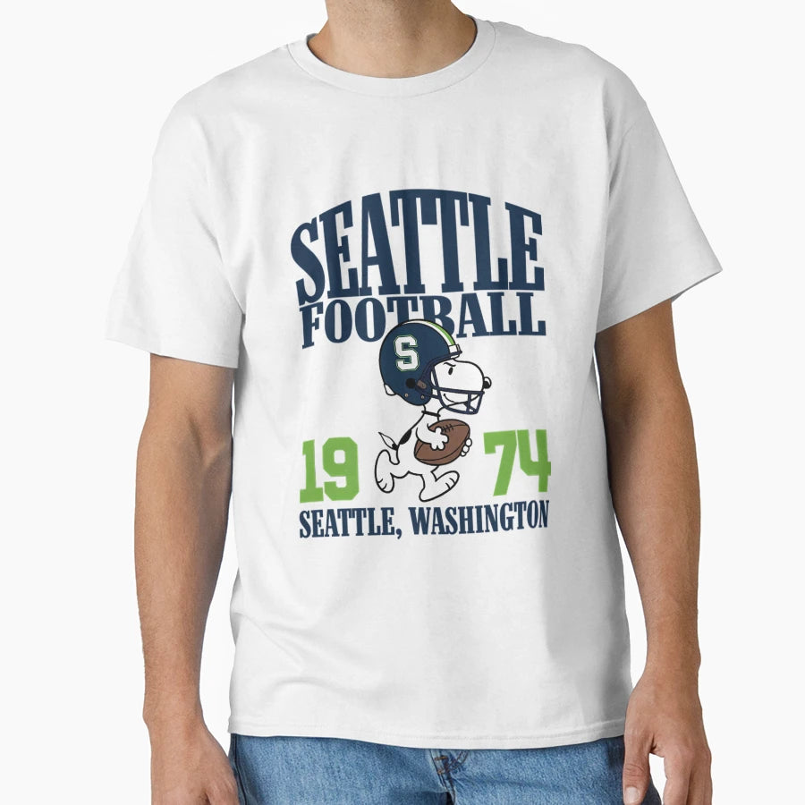 Seattle Seahawks Football Snoopy Parody T-Shirt - Graphic Print for Adults - T-Shirt, Sweatshirt, Hoodie