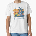 Life is Better With Bernedoodle Beach Sunset Retro - Adult & Kids T-Shirts, Sweatshirts & Hoodies apparel design preview 1