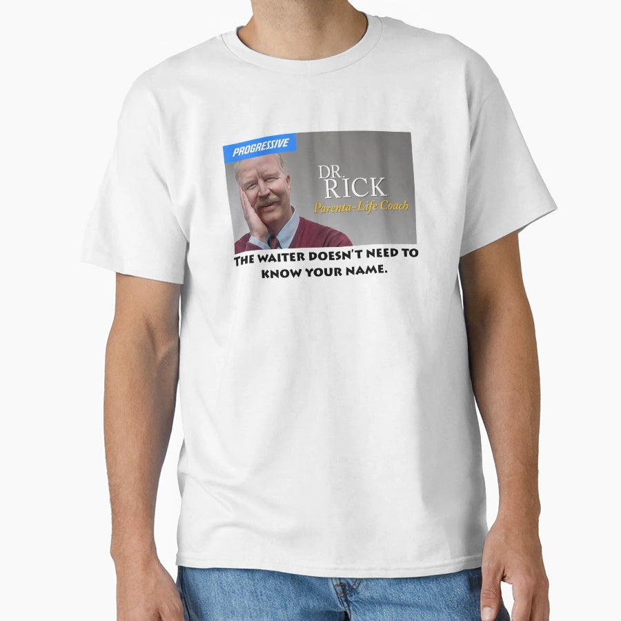 Dr Rick Progressive T-Shirt - Minimalist Print Unisex - T-Shirt, Sweatshirt, Hoodie