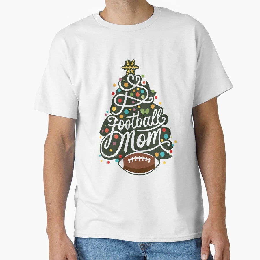 Football Mom Life Tree Cheer Mom T-Shirt - Minimalist Print Unisex - T-Shirt, Sweatshirt, Hoodie