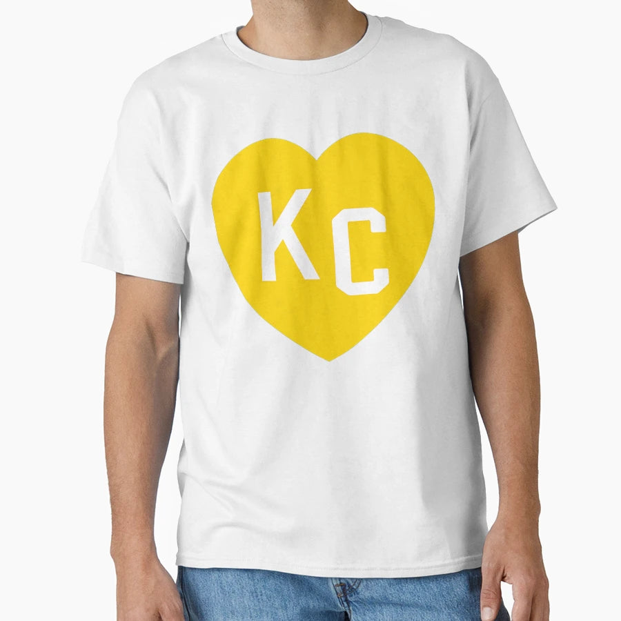 Red Kansas City Heart Kc Heart Love Kc T-Shirt - Trendy Graphic Unisex - T-Shirt, Sweatshirt, Hoodie