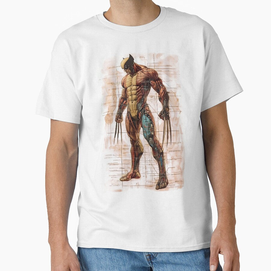 Anatomy of the wolfy by MangaCortaTees - Adult & Kids T-Shirts, Sweatshirts & Hoodies apparel design preview 1