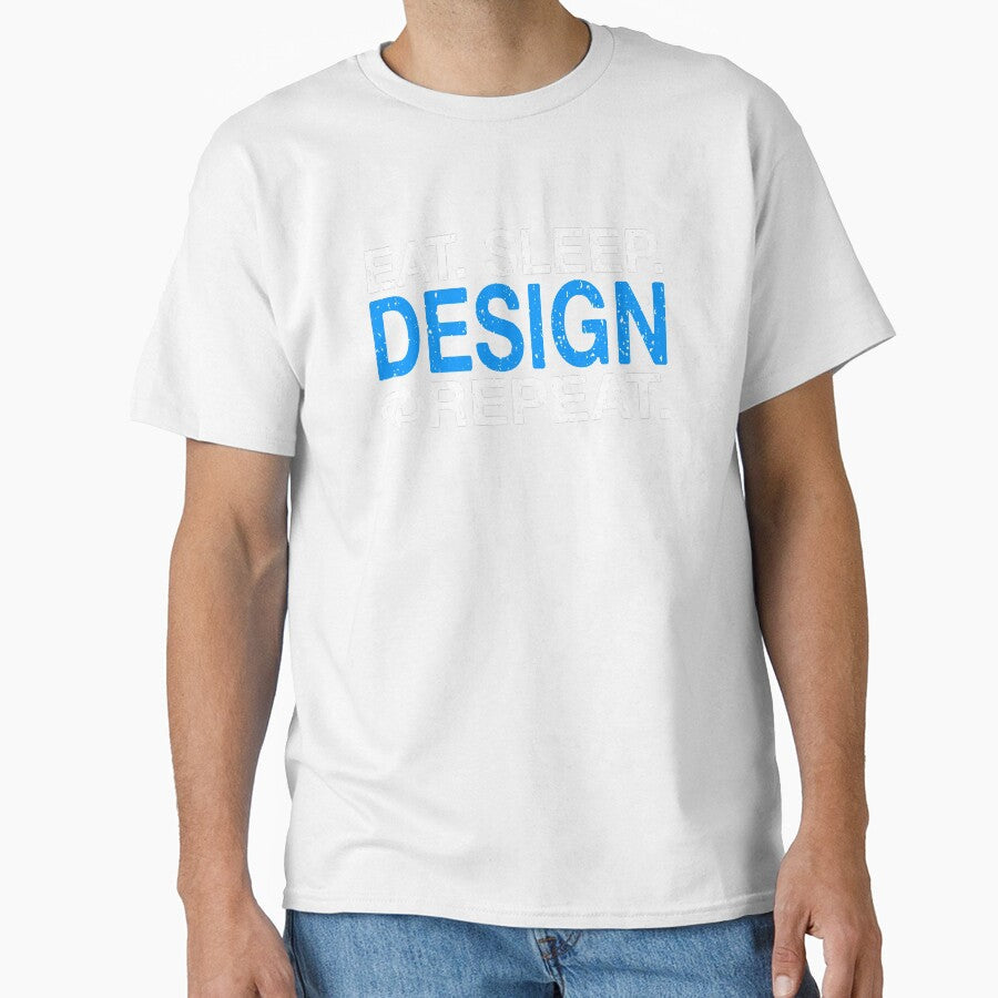 Eat Sleep Design Repeat by Vanover Designs - Adult & Kids T-Shirts, Sweatshirts & Hoodies apparel design preview 1