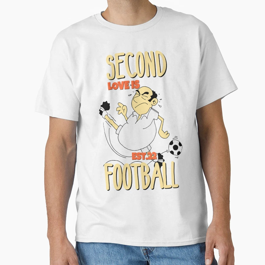 Second Love Is Footbal T-Shirt - Fun Novelty Design Men Women - T-Shirt, Sweatshirt, Hoodie