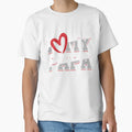 Love My Papa Father Dad Daddy Stepdad T-Shirt - Fun Novelty Design Unisex - T-Shirt, Sweatshirt, Hoodie