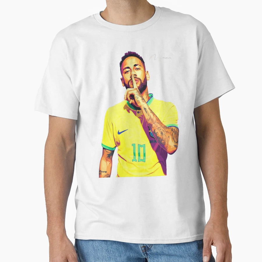 Neymar Vector T-Shirt - Minimalist Print Men Women - T-Shirt, Sweatshirt, Hoodie