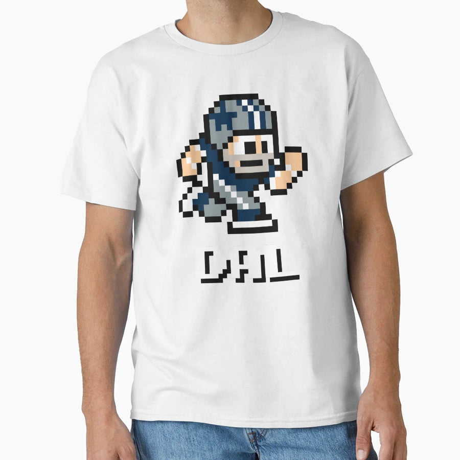 Dallas Cowboys Tecmo Super Bowl T-Shirt - Custom Art Print for Adults - T-Shirt, Sweatshirt, Hoodie