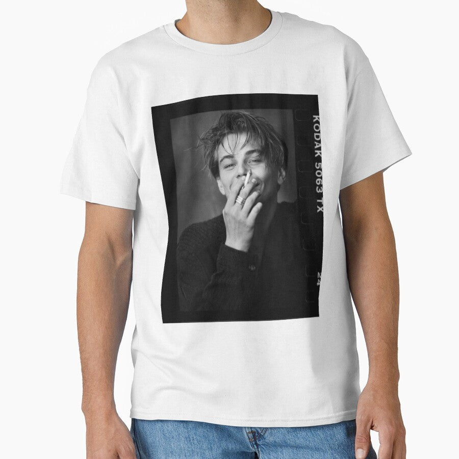 Leonardo DiCaprio- Smoking by pompous gae - Adult & Kids T-Shirts, Sweatshirts & Hoodies apparel design preview 1
