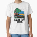 Seattle 2026 Space Needle Stadium T-Shirt - Streetwear Style for Adults - T-Shirt, Sweatshirt, Hoodie