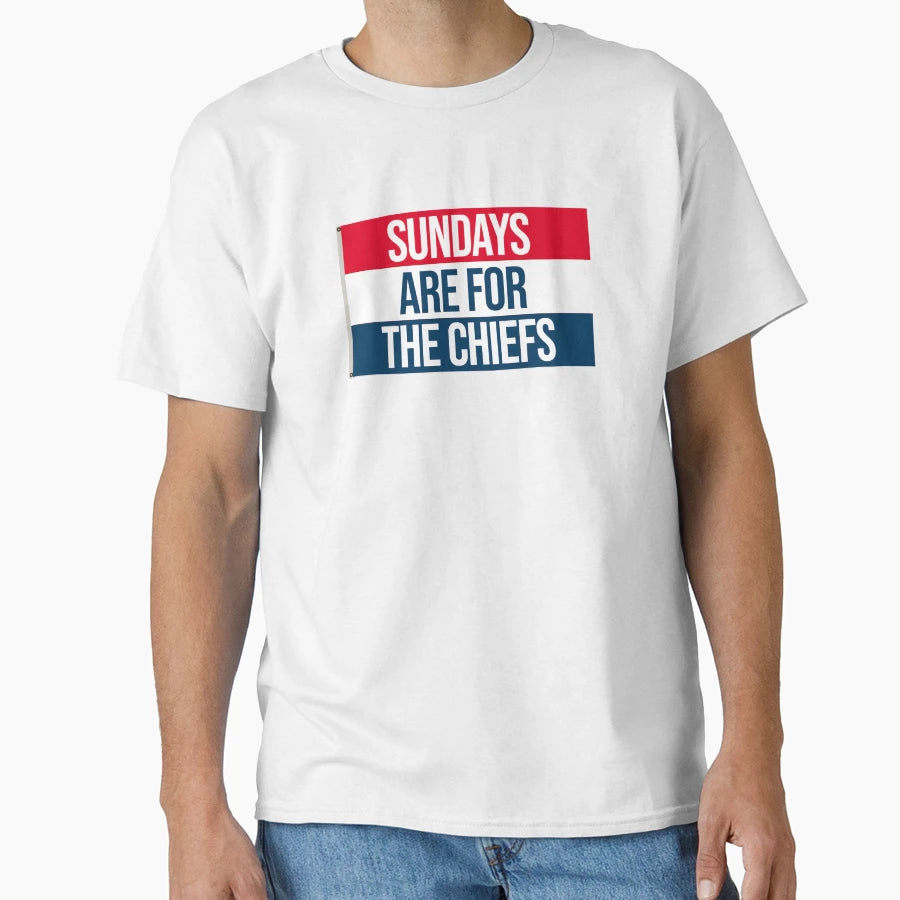 Sundays Are Chiefs T-Shirt - Graphic Print for Adults - T-Shirt, Sweatshirt, Hoodie
