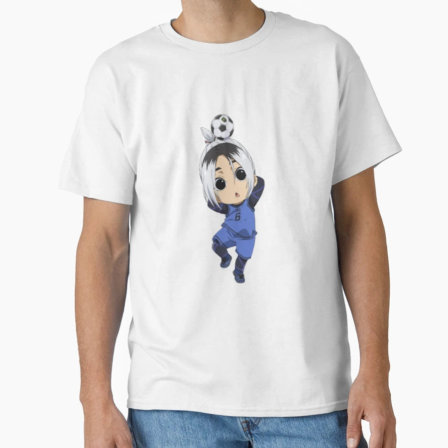 Reo Mikage Field Controller Purple Chibi T-Shirt - Minimalist Print Unisex - T-Shirt, Sweatshirt, Hoodie