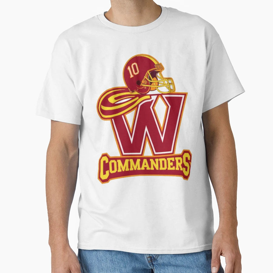 Washington Commanders T-Shirt - Custom Art Print Unisex - T-Shirt, Sweatshirt, Hoodie