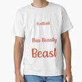 Football Lover American Football Player T-Shirt - Custom Art Print Unisex - T-Shirt, Sweatshirt, Hoodie