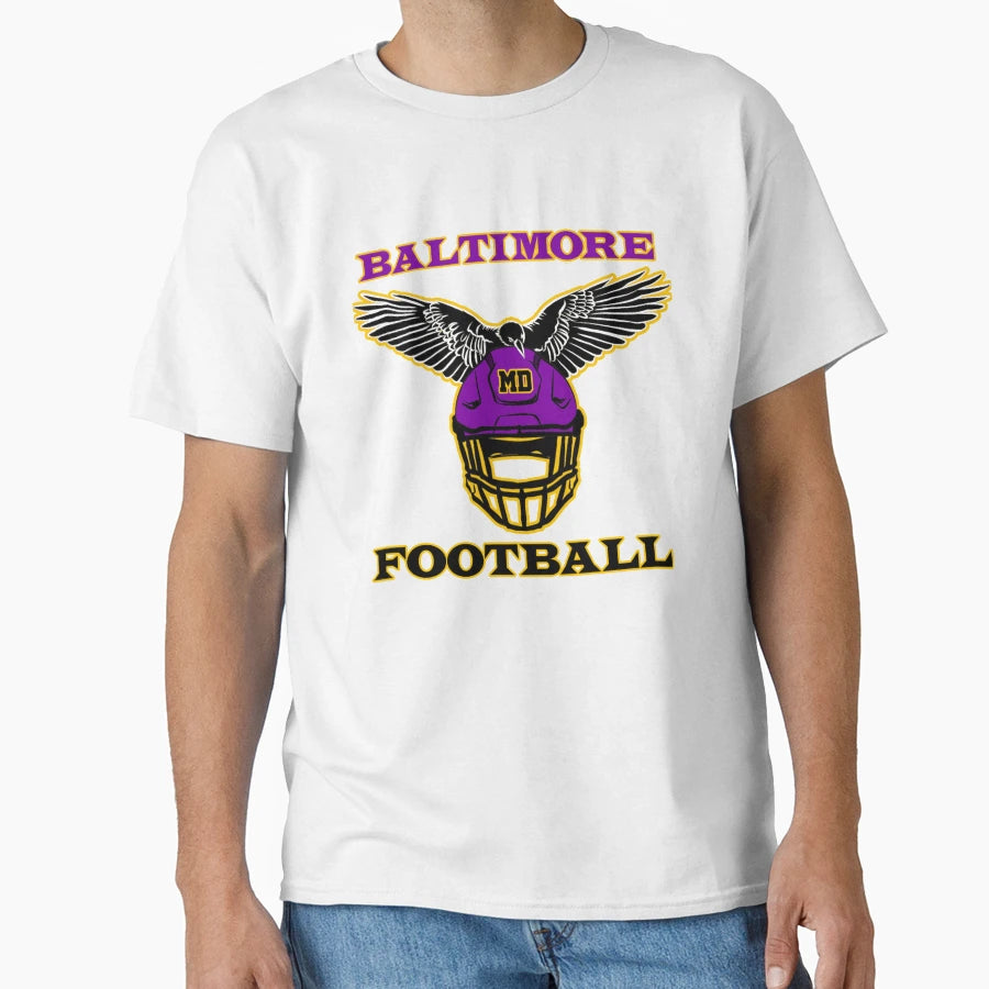 Baltimore Football T-Shirt - Streetwear Style Unisex - T-Shirt, Sweatshirt, Hoodie