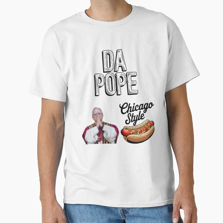 Pope Chicago T-Shirt - Trendy Graphic for Adults - T-Shirt, Sweatshirt, Hoodie