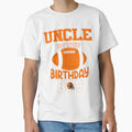 Uncle Birthday American Football Party T-Shirt - Trendy Graphic for Adults - T-Shirt, Sweatshirt, Hoodie