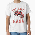 Football Cheer Nana Cheerleader T-Shirt - Graphic Print Unisex - T-Shirt, Sweatshirt, Hoodie
