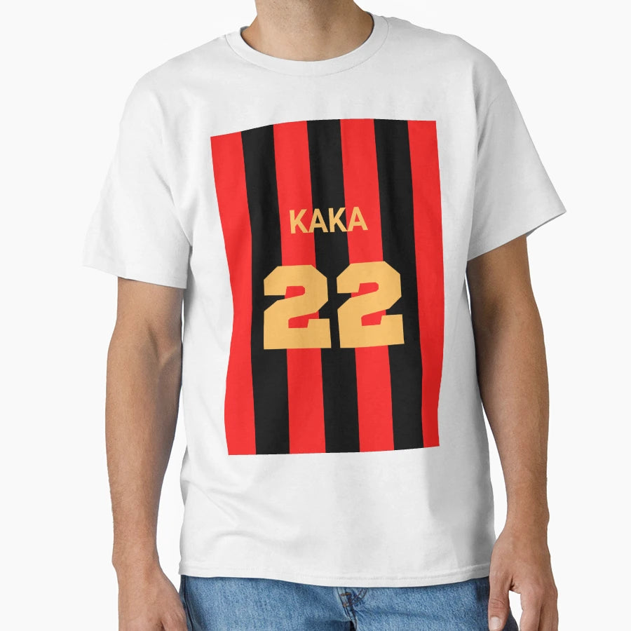 Kaka Jersey 22 Ac Milan Fc T-Shirt - Aesthetic Graphic Unisex - T-Shirt, Sweatshirt, Hoodie