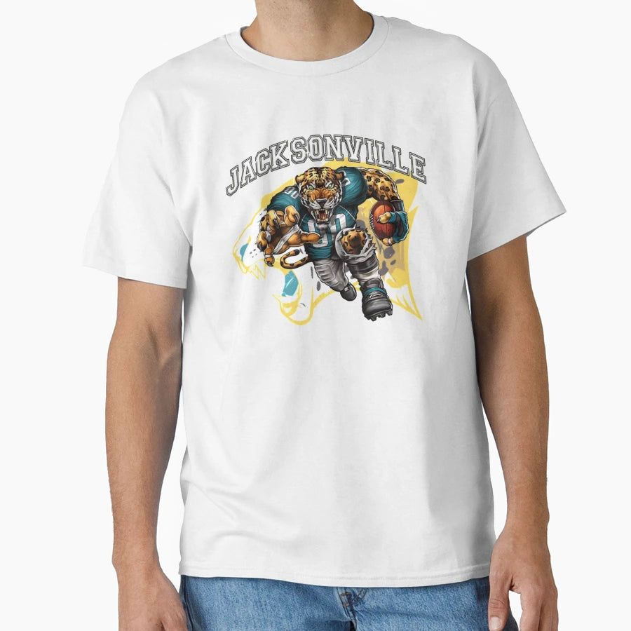 Jacksonville Football Detroit T-Shirt - Aesthetic Graphic Men Women - T-Shirt, Sweatshirt, Hoodie