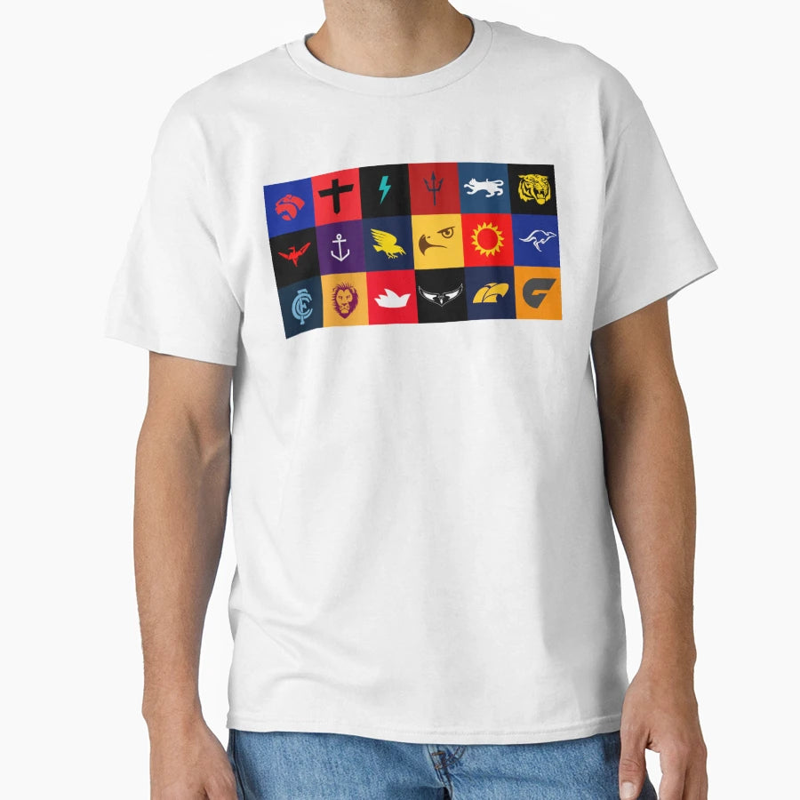 Afl Teams T-Shirt - Fun Novelty Design Unisex - T-Shirt, Sweatshirt, Hoodie