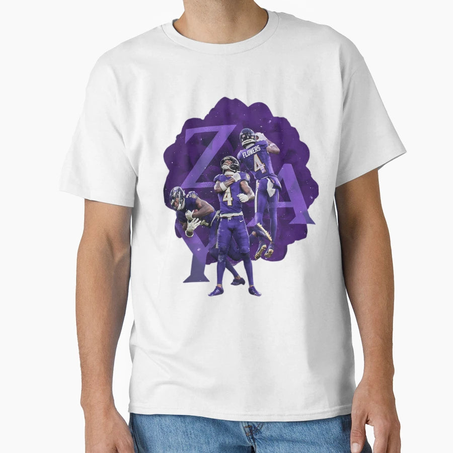 Zay Flowers T-Shirt - Streetwear Style Unisex - T-Shirt, Sweatshirt, Hoodie