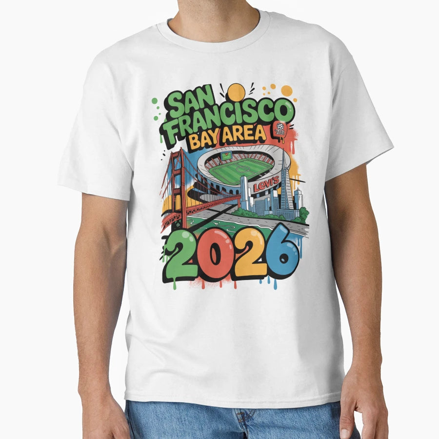 San Francisco Bay Area Golden Gate T-Shirt - Novelty Apparel Unisex - T-Shirt, Sweatshirt, Hoodie