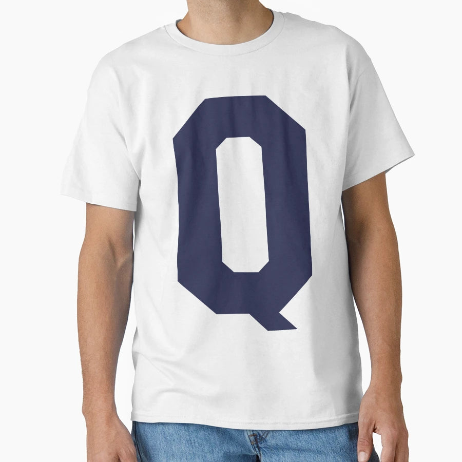 Alphabet Marine Blue Q Sports Letter Q T-Shirt - Streetwear Style Unisex - T-Shirt, Sweatshirt, Hoodie