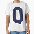 Alphabet Marine Blue Q Sports Letter Q T-Shirt - Streetwear Style Unisex - T-Shirt, Sweatshirt, Hoodie