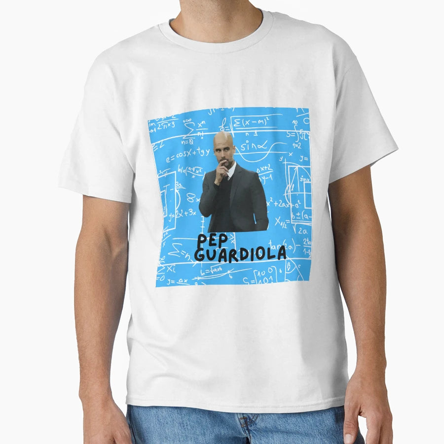 Pep Guardiola Football Genius T-Shirt - Casual Everyday Wear for Adults - T-Shirt, Sweatshirt, Hoodie
