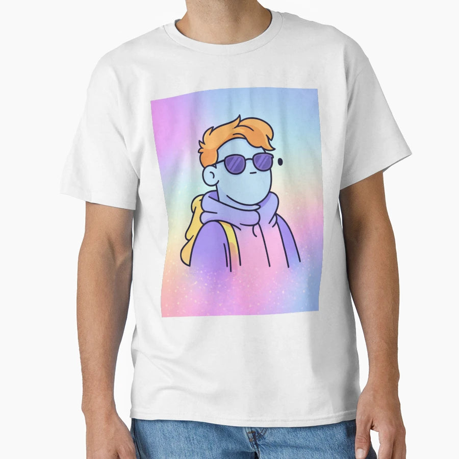 Nfcs Pastel Digital Character T-Shirt - Minimalist Print for Adults - T-Shirt, Sweatshirt, Hoodie