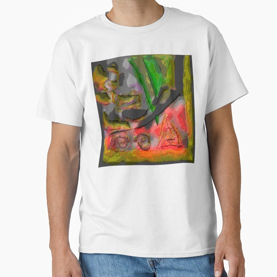 Golden relics dark rough colorful geometric abstract - Adult & Kids T-Shirts, Sweatshirts & Hoodies apparel design preview 1