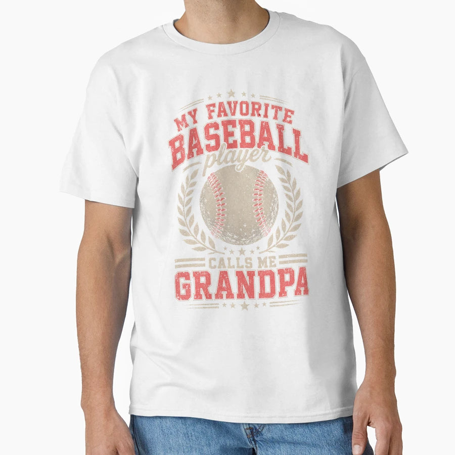 My Favorite Baseball Player Calls Me T-Shirt - Custom Art Print for Adults - T-Shirt, Sweatshirt, Hoodie