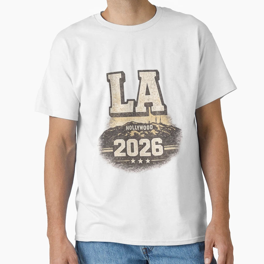 La 2026 Hollywood Football T-Shirt - Casual Everyday Wear Unisex - T-Shirt, Sweatshirt, Hoodie