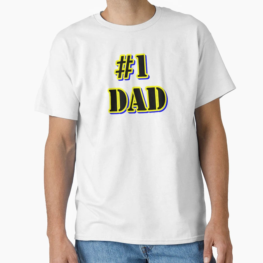 1 Dad T-Shirt - Trendy Graphic for Adults - T-Shirt, Sweatshirt, Hoodie