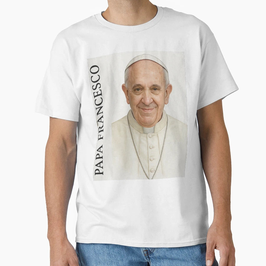 Pope Francis Hope Peace And Faith T-Shirt - Trendy Graphic Unisex - T-Shirt, Sweatshirt, Hoodie