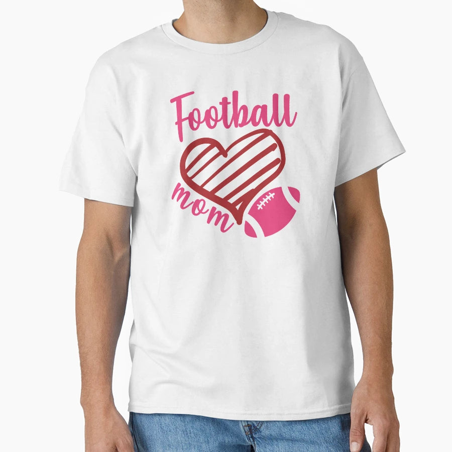 Football Mom T-Shirt - Aesthetic Graphic Men Women - T-Shirt, Sweatshirt, Hoodie