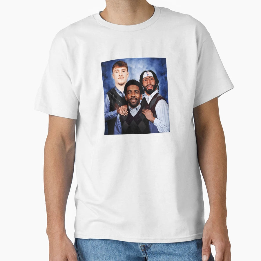 Cooper Flagg Kyrie Irving Anthony T-Shirt - Fun Novelty Design for Adults - T-Shirt, Sweatshirt, Hoodie