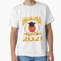 Proud Senior Grandma 2021 Basketball T-Shirt - Unique Graphic for Adults - T-Shirt, Sweatshirt, Hoodie