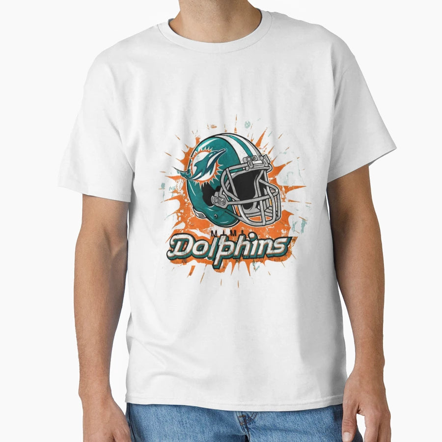Art Miami Dolphins T-Shirt - Unique Graphic Unisex - T-Shirt, Sweatshirt, Hoodie