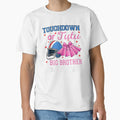 Touchdown Or Tutu Big Brother Loves T-Shirt - Custom Art Print for Adults - T-Shirt, Sweatshirt, Hoodie