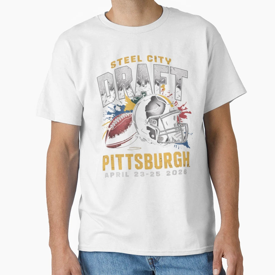 Pittsburgh Draft 2026 T-Shirt - Unique Graphic for Adults - T-Shirt, Sweatshirt, Hoodie