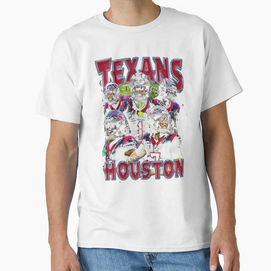 Houston Team T-Shirt - Custom Art Print for Adults - T-Shirt, Sweatshirt, Hoodie