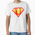 Superhero Symbol Letter U Logo T-Shirt - Minimalist Print Unisex - T-Shirt, Sweatshirt, Hoodie