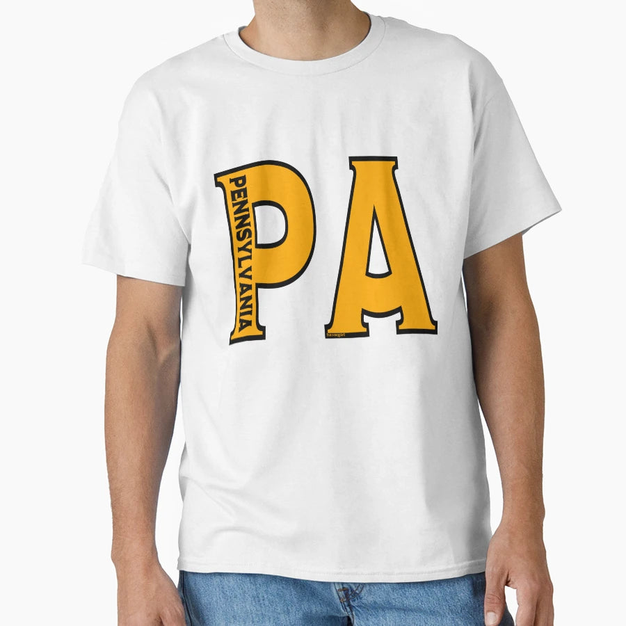 Abbreviated Pennsylvania T-Shirt - Novelty Apparel Men Women - T-Shirt, Sweatshirt, Hoodie