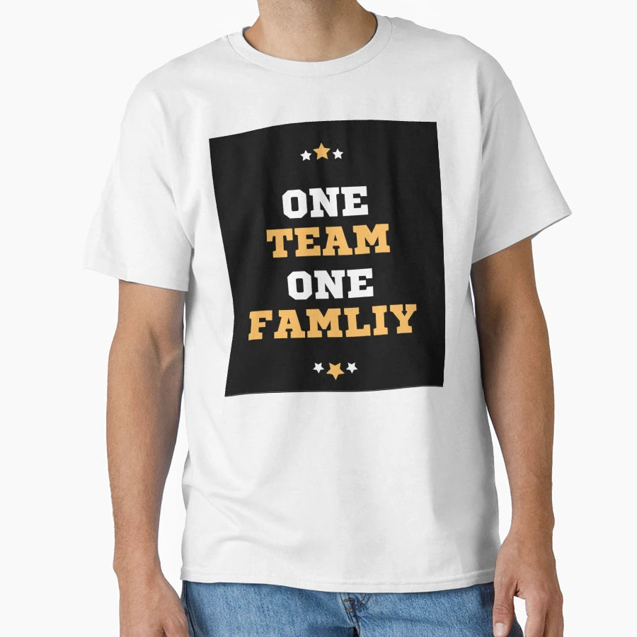 One Team One Famliy Gift Family Gift T-Shirt - Custom Art Print Unisex - T-Shirt, Sweatshirt, Hoodie