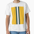 American Football Stripes Green Bay T-Shirt - Custom Art Print for Adults - T-Shirt, Sweatshirt, Hoodie