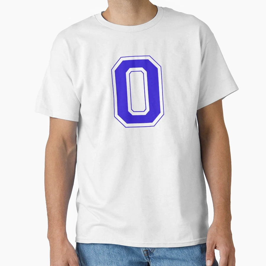 Varsity Letter O T-Shirt - Minimalist Print Unisex - T-Shirt, Sweatshirt, Hoodie